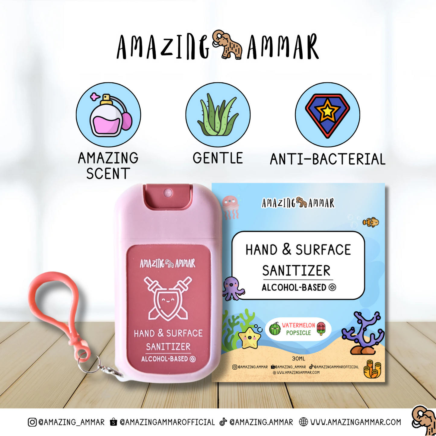 Hand & Surface Sanitizer (Alcohol Based)