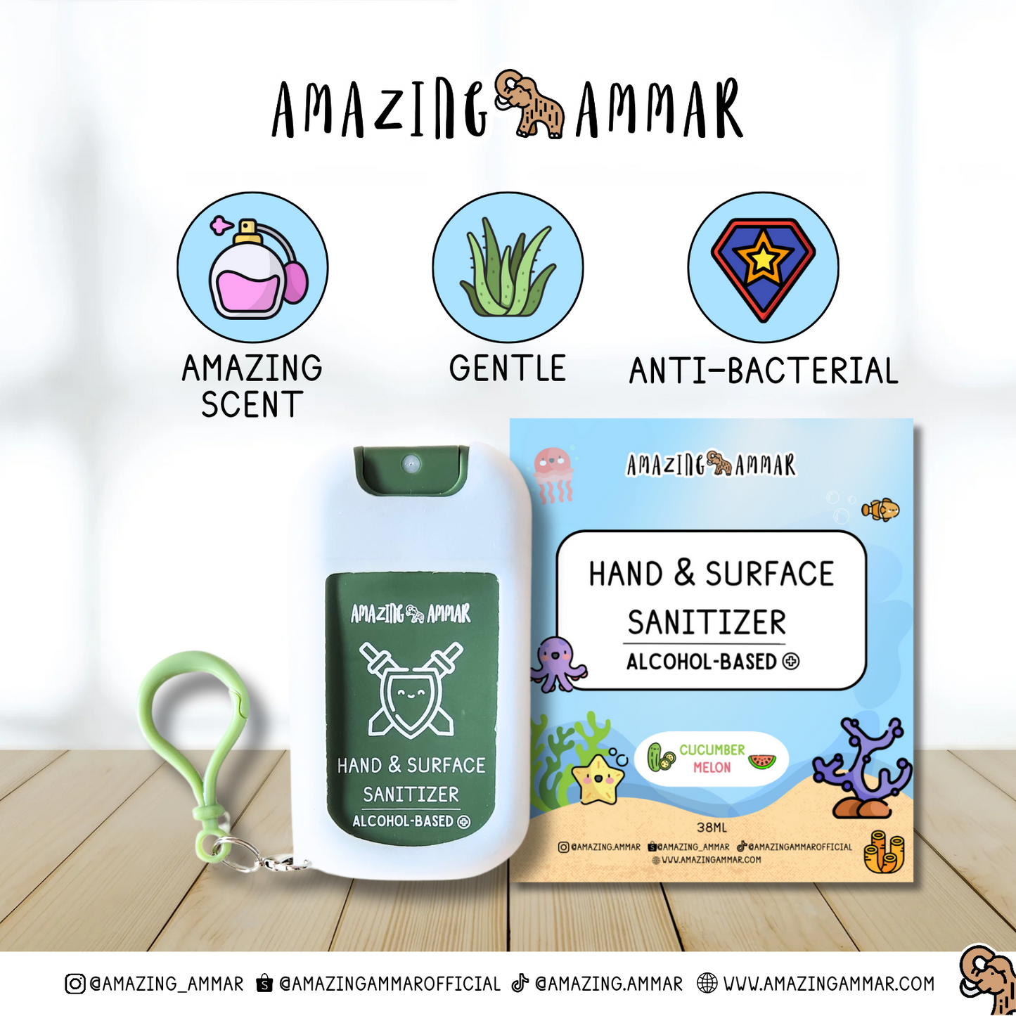 Hand & Surface Sanitizer (Alcohol Based)